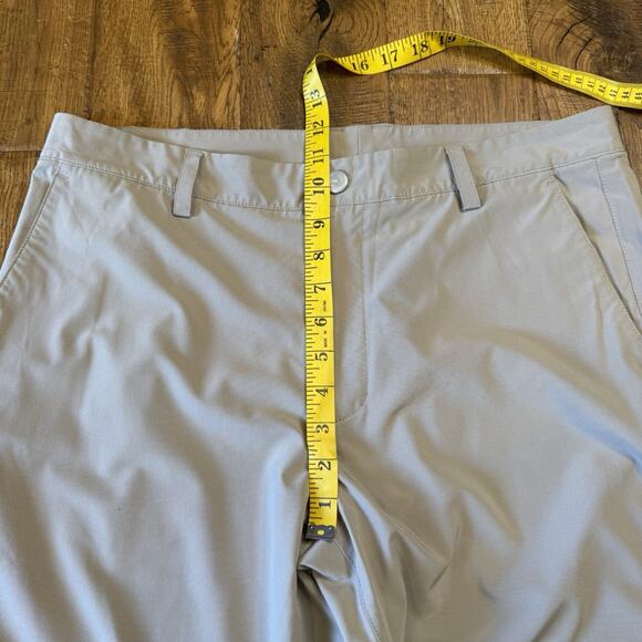 Vineyard Vines Fairway Pants Men 34x30 Beige Golf Performance Stretch Preppy - Picture 5 of 8